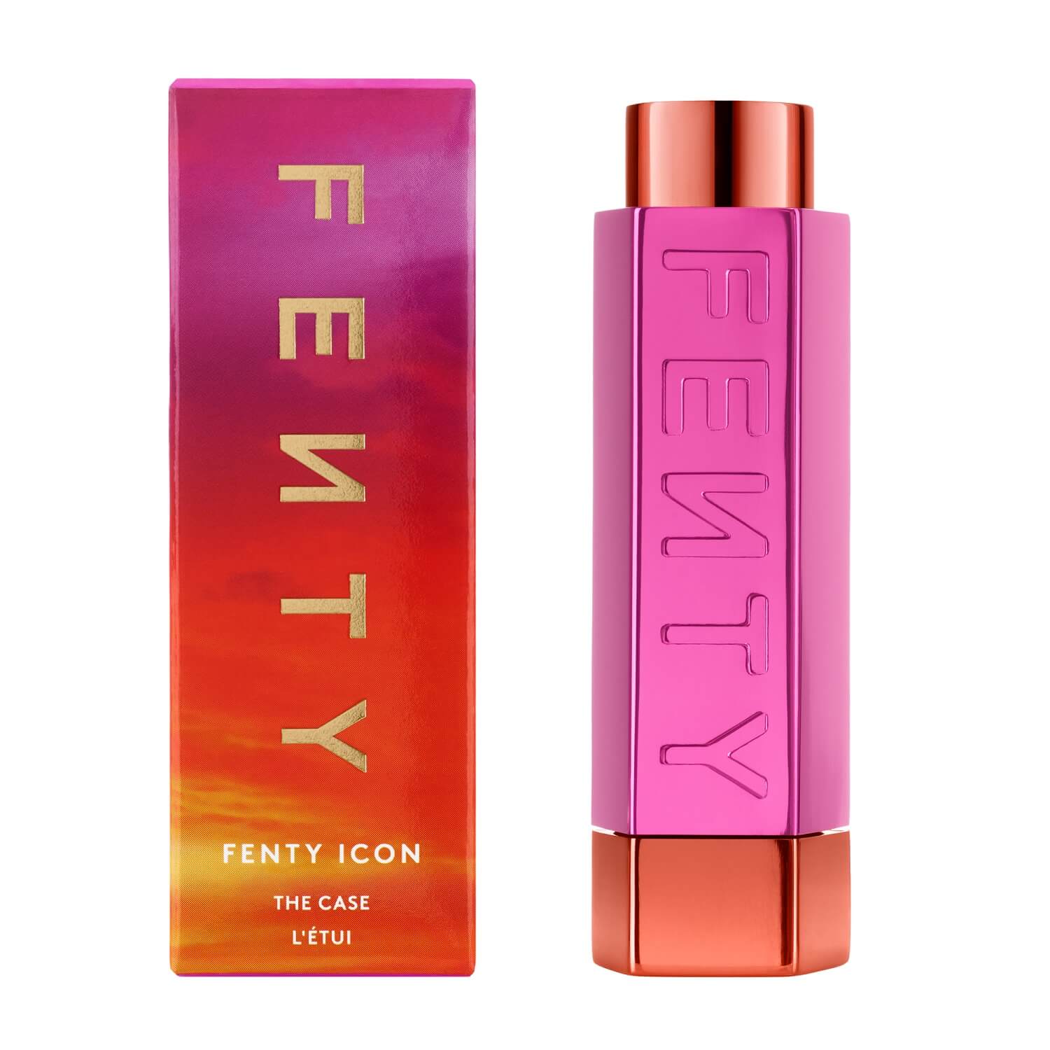 fenty icon the case: semi-matte lipstick summatime edition (carcasa para barra de labios)